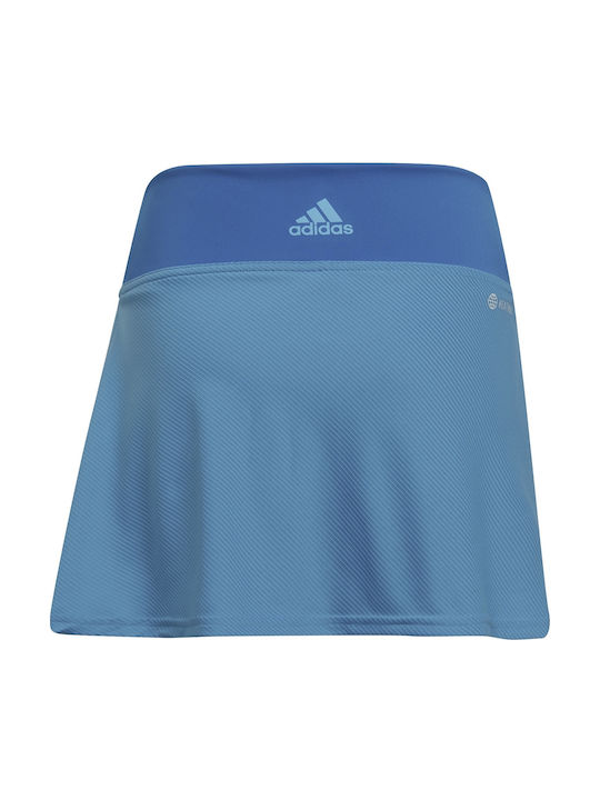 Kids' Skirt Monochrome Light Blue Pop-Up Tennis