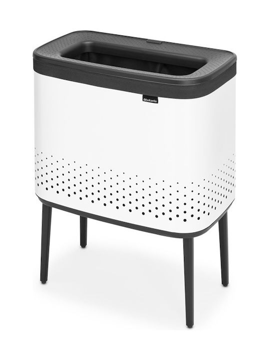 Brabantia Wäschekorb Metallisch 60lt Weiß