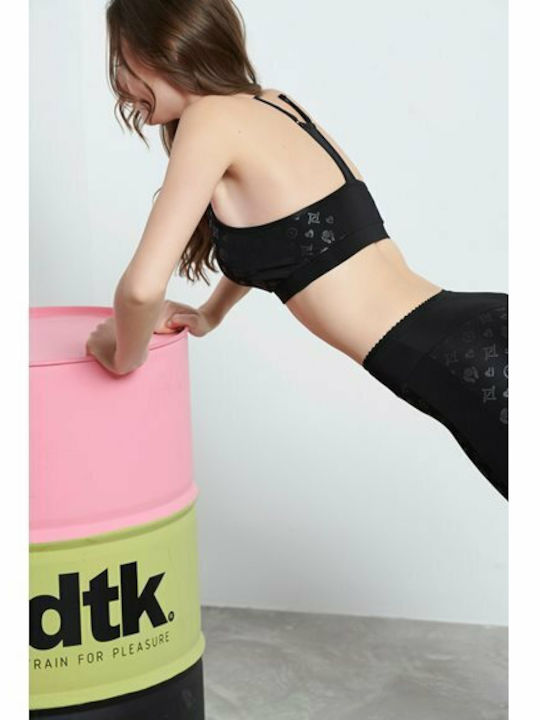 Women's Sports Bra with Removable Padding Black