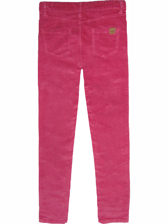 Zippy Pantaloni copii din catifea Fuchsia