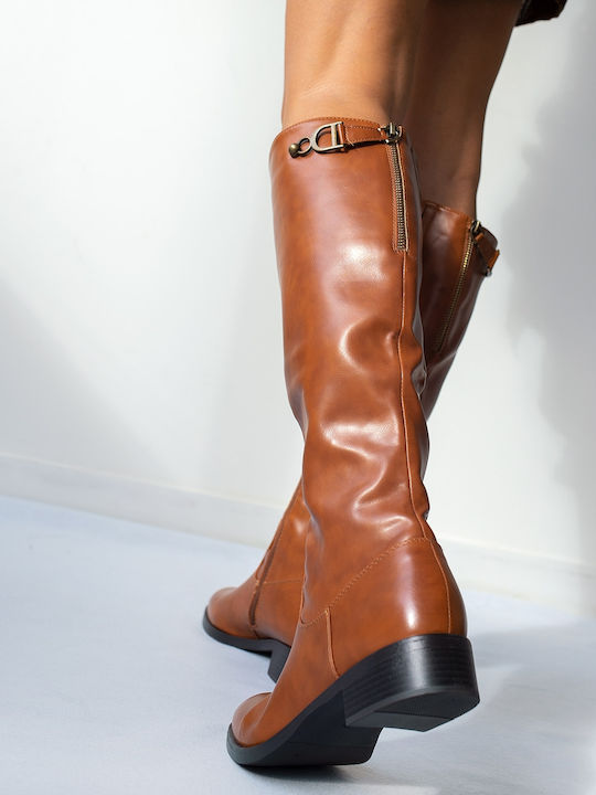Damenstiefel Tabac Braun
