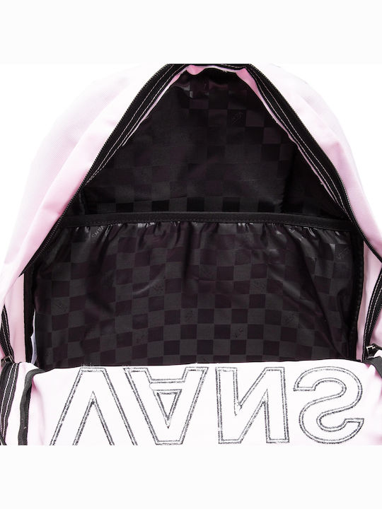 Vans Realm Flying V School Bag Backpack Junior High-High School Cradle Pink 22Liters