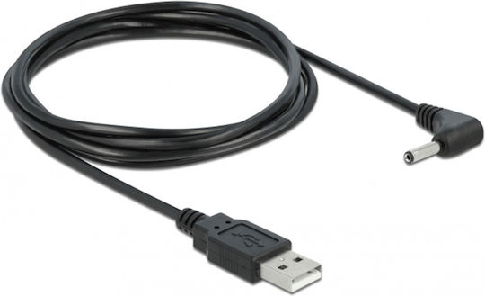 DeLock USB 2.0 Kabel USB-A-Stecker - DC Schwarz 1.5m 83578