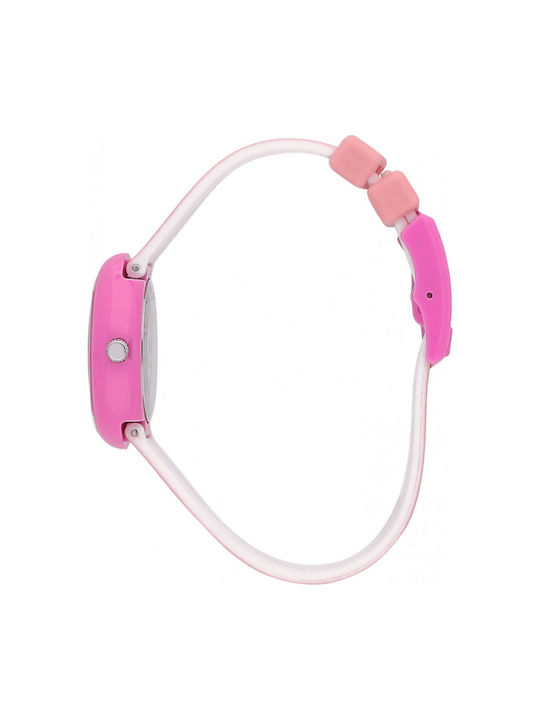 Kikou Kids Analog Watch with Rubber/Plastic Strap Pink