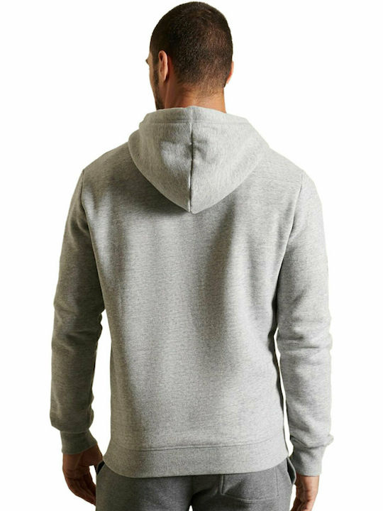 Superdry Ovin Men's Sweatshirt with Hood and Pockets Gray