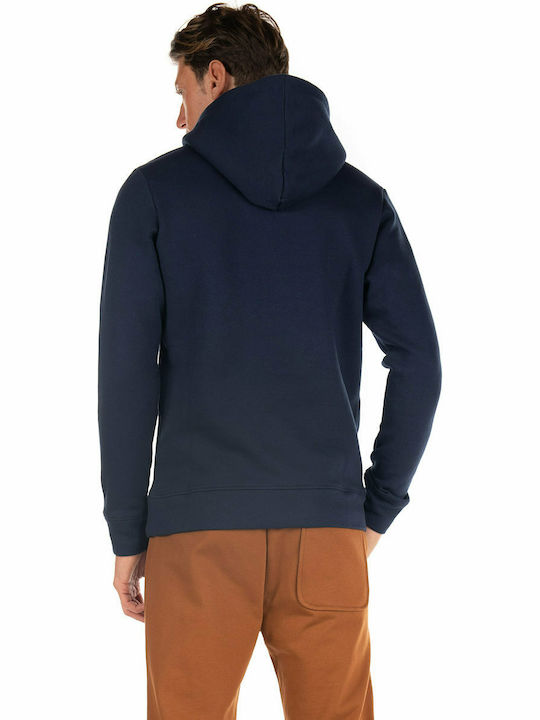 Jack & Jones Men's Sweatshirt with Hood Navy Blazer