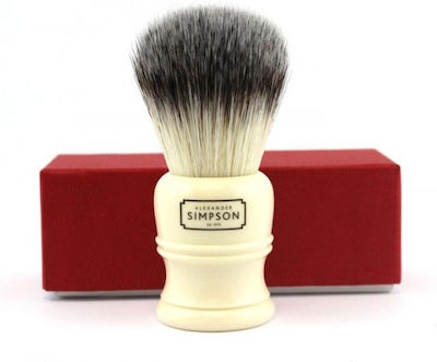 Simpsons Alexander Trafalgar T2 Shaving Brush with Synthetic Hair Bristles White