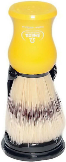 Omega 80265 Shaving Brush with Boar Hair Bristles Yellow