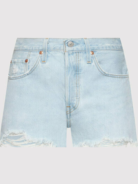 501 Women's Jean High-waisted Shorts Light Blue