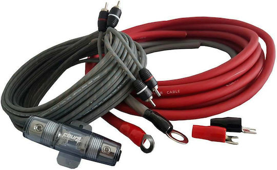 Four Connect Stage1 Amplifier Wiring Kit Set Car Audio Cables 5.5m 4-PKIT10
