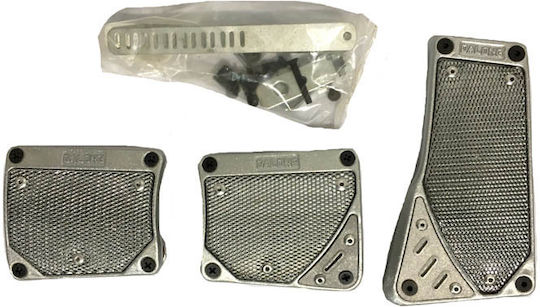 Auto Gs Pedalsatz Universal Silber 3Stück