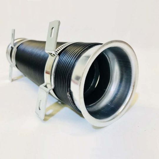 Auto Gs Car Air Intake Σωλήνας Εισαγωγής Κρύου Αέρα Φ76 Ασημί 0016815