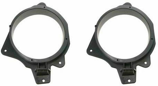 Connects2 Speaker Ring Car Front 165mm Peugeot 207 2006-2012 2pcs