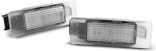 Vinstar License Plate Lights Led 12V for Citroen C2 / C3 / C4 / C5 / C6 Peugeot 1007 / 106 / 207 / 3008 / 307 / 308 / 4008 / 406 / 407 / 508 2pcs