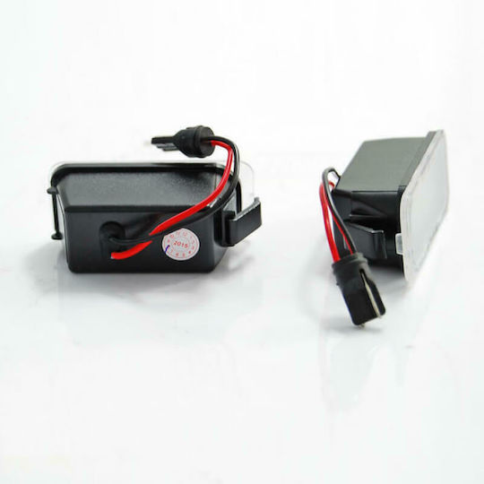 Vinstar License Plate Lights Led 12V for Ford C-Max / Fiesta / Focus / Galaxy / Mondeo / S-Max 2pcs
