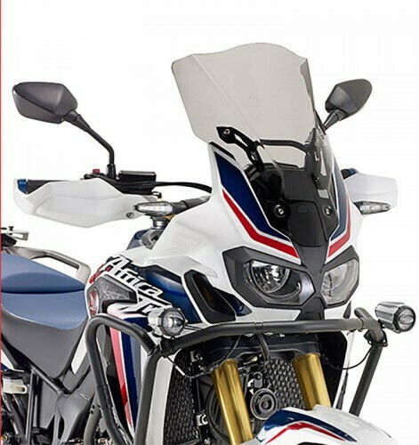 Givi Motorcycle Windshield & Windscreen Tinted Visor for Honda Africa Twin CRF1000L 2016-2019 / Adventure Sports 2018-2019 D1144S