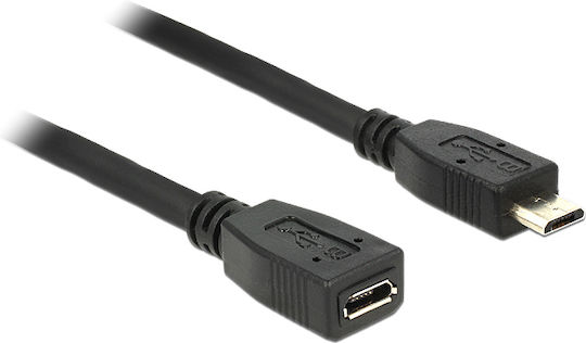 DeLock USB 2.0 Cable micro USB-B male - micro USB-B female 0,5m (83567)
