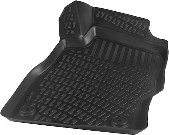 Rizline Set of Front and Rear Mats 4pcs Tray Type for Opel Insignia 2008-2017 Black