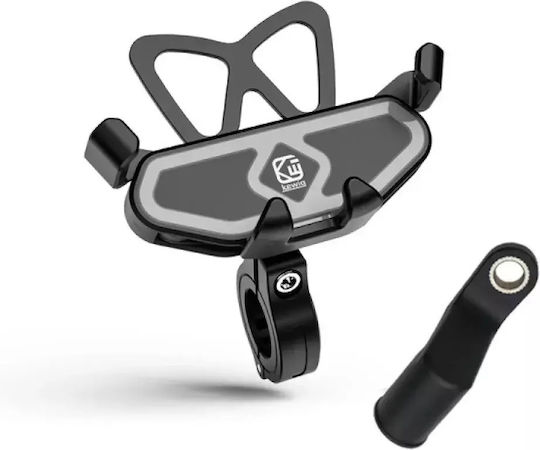 Kewig M10s Motorcycle Cellphone Mount with Adjustable Arm 3.5-6.5 Inches for Steering Wheel