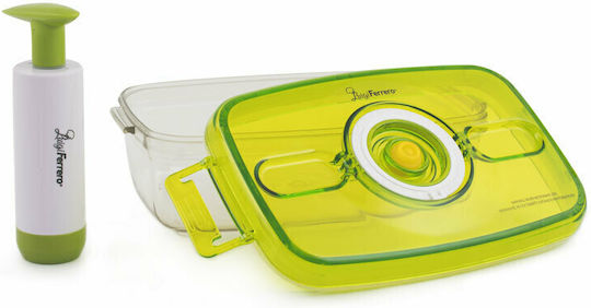 Luigi Ferrero Plastic Lunch Box Green 1400ml