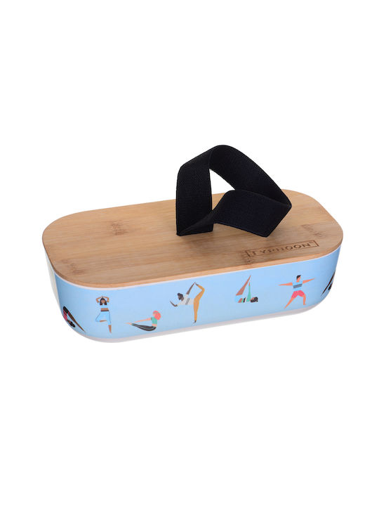 Typhoon Bamboo Lunch Box Multicolour 22x11cm