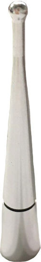 Auto Gs Car Antenna Roof Sport 9cm Threaded for Radio in Silver Color