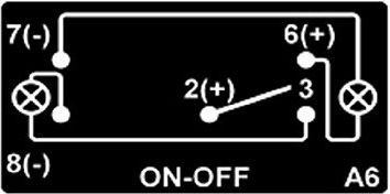 Comutator claxon auto Montaj încastrat 12V-24V Universal Negru