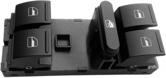 Carner Car Window Switch for Seat Altea / Ibiza / Leon / Toledo / Alhambra Volkswagen Caddy / Touran / Golf / Passat / Jetta / Polo / Amarok / Tiguan / Touareg / Eos Black