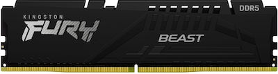 Kingston Fury Beast 16GB DDR5 RAM με Ταχύτητα 6000 για Desktop