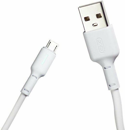 XO NB112 Regulär USB 2.0 auf Micro-USB-Kabel Weiß 1m (16.005.0126) 1Stück
