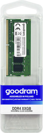 GoodRAM DDR4 με Module 1x8GB και Ταχύτητα 3200 για Laptop