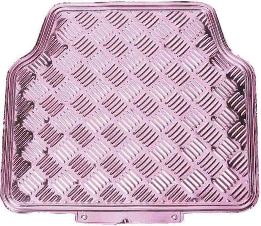 Satz Vorder- und Hintermatten Universal 4Stück aus Aluminium Rosa