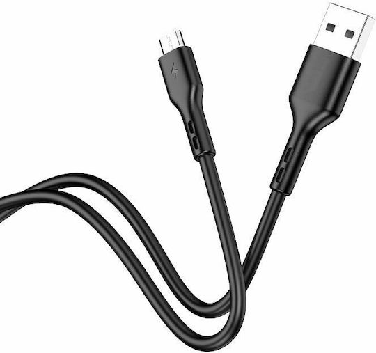 Lamtech Regular USB 2.0 to micro USB Cable Γκρι 2m (LAM440962)