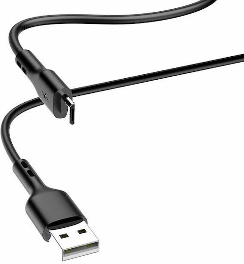 Lamtech Regular USB 2.0 to micro USB Cable Γκρι 2m (LAM440962)