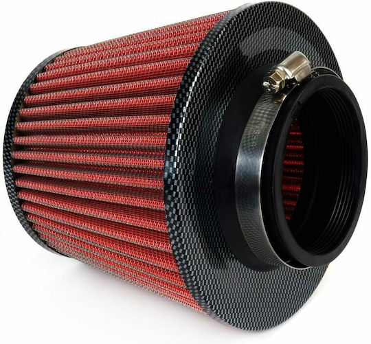 AMiO Filtru de aer Pâlnie Tip deschis 160x155x118mm Universal cu 3 adaptoare
