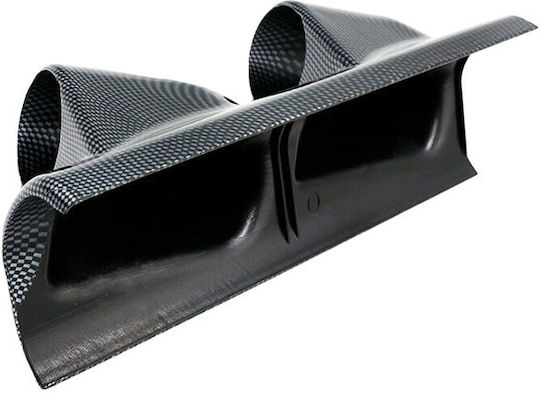 Auto Gs Prosport Βάση Οργάνων Αυτοκινήτου Διπλή Carbon