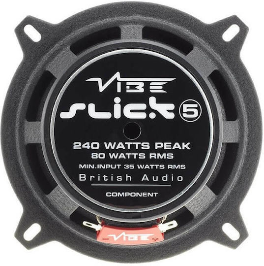Vibe Audio SLICK 5C-V7 Σετ Ηχεία Αυτοκινήτου 5.25" με 80W RMS (2 Δρόμων)