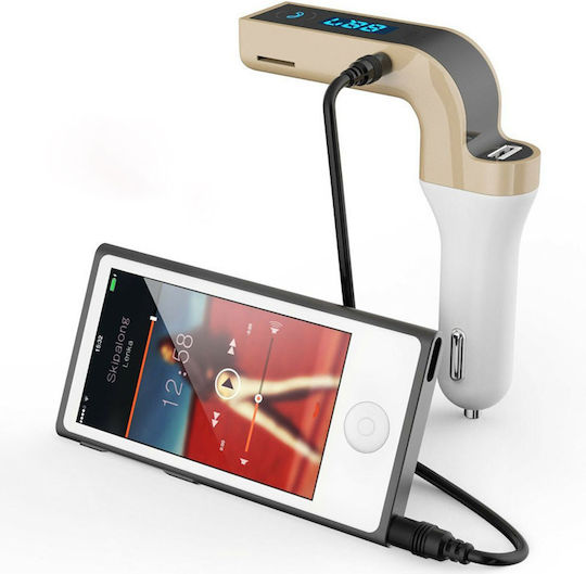 Andowl FM Car Transmitter with AUX / Bluetooth / USB 31002FML80SL