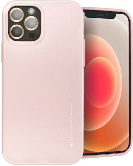 Mercury iJelly Back Cover Silicone Rose Gold (iPhone 13 Pro)