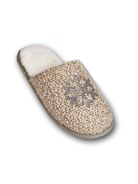 Mitsuko Women's Slipper In Gray Colour