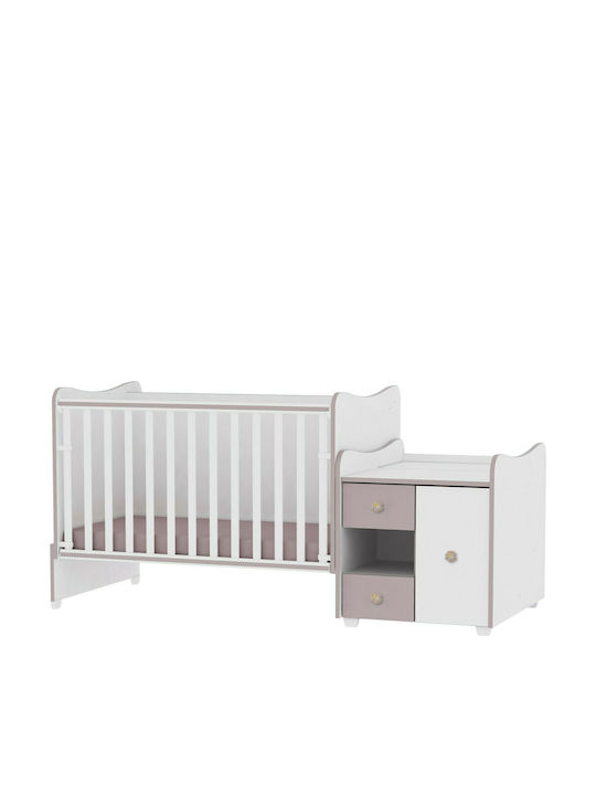 Lorelli Κούνια Πολυμορφική Minimax White για Στρώμα 60x120cm