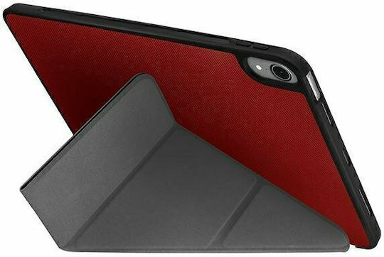 Uniq Transforma Rigor Flip Cover Κόκκινη (iPad Air 2020/2022)