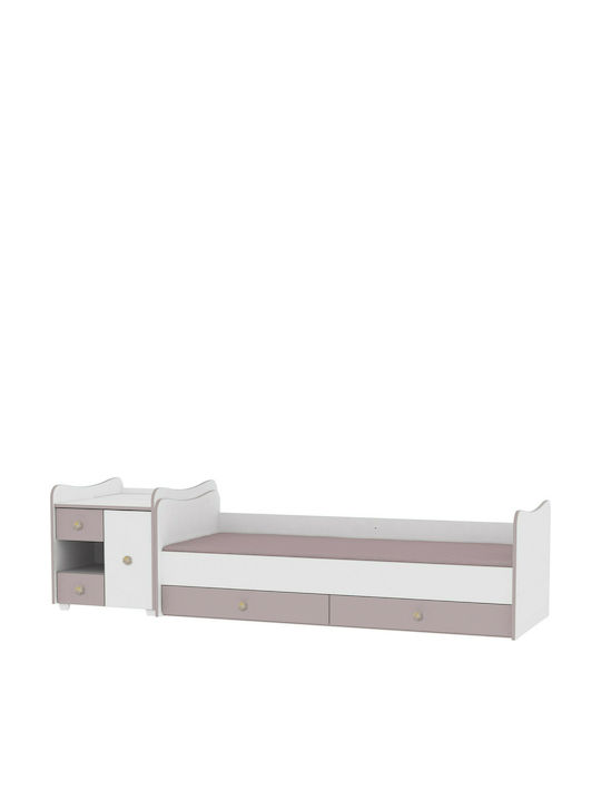 Lorelli Κούνια Πολυμορφική Minimax White & Coffee για Στρώμα 60x120cm