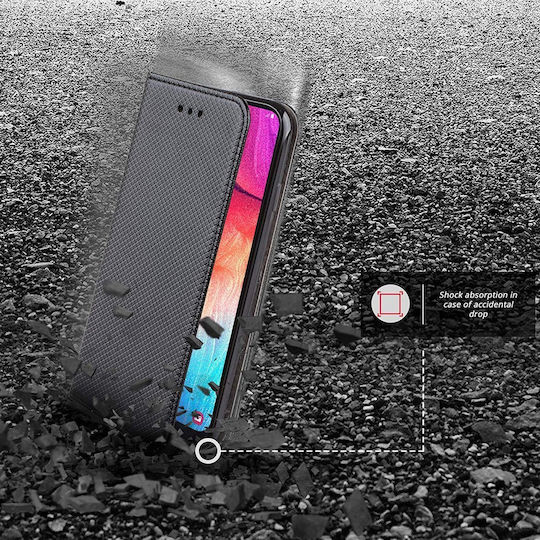 Smart Magnet Buchen Sie Synthetisches Leder Schwarz (Galaxy A42)