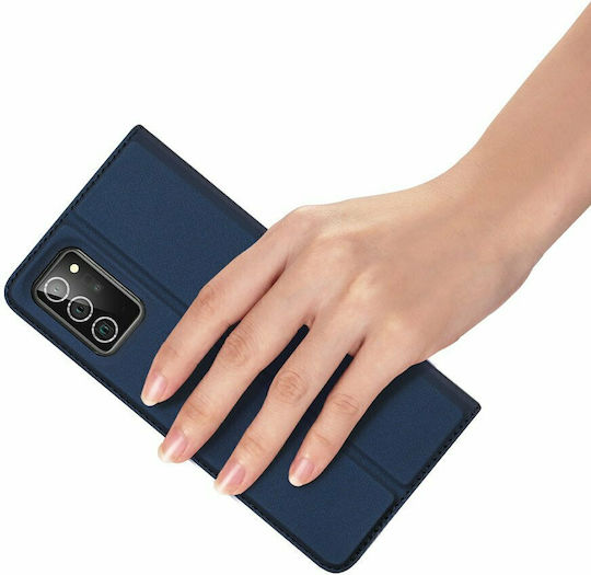 Dux Ducis Skin Pro Wallet Piele artificială Albastru marin (Galaxy Note 20)