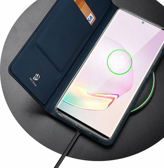 Dux Ducis Skin Pro Wallet Piele artificială Albastru marin (Galaxy Note 20)