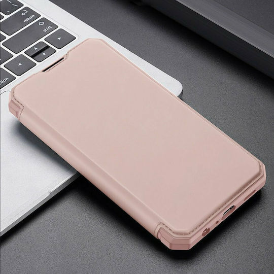 Dux Ducis Skin X Book Δερματίνης Ροζ (Galaxy A02s)