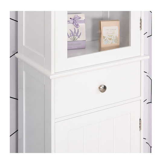 Kleankin 834-291 Στήλη Μπάνιου Δαπέδου 40x27x171.5cm Λευκή Kleankin 834-291 Στήλη Μπάνιου Δαπέδου 40x27x171.5cm Λευκή