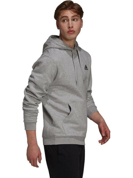Essentials Sweatshirt with Hood Gray