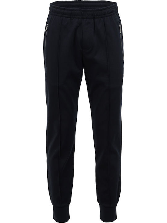 Sweatpants with Elastic Navy Blue